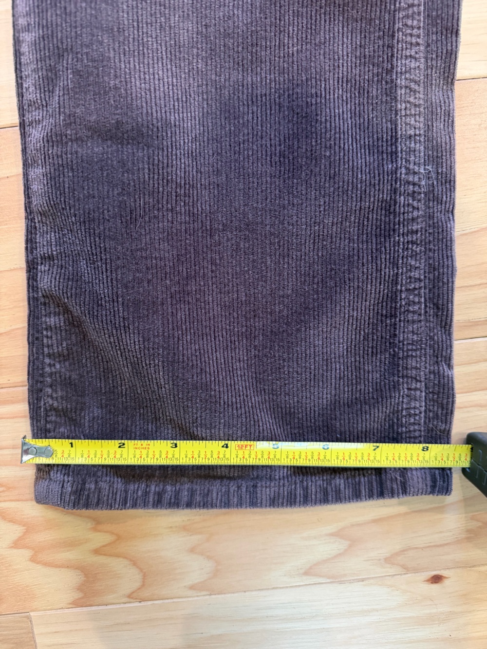 Pilcro and the Letterpress Women's Dark Brown Corduroy High Rise Boot Cut 30 - Picture 3 of 9